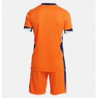 Holandsko Domáci Detský futbalový dres ME 2024 Krátky Rukáv (+ trenírky)